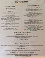 Los Antojitos Restaurant Bar menu