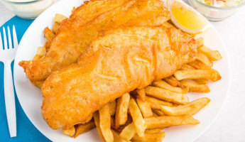 Union Jack Fish and Chips food