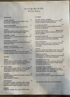 Sunridge Inn menu