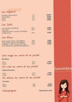 Sawatdee menu