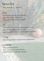 Le Pot d'Etain menu