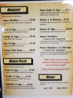 Los Cerritos Mexican menu