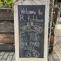 R Kitchen On Paint menu
