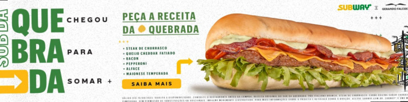 Subway Estancia Velha food