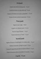 Osteria Samperone menu