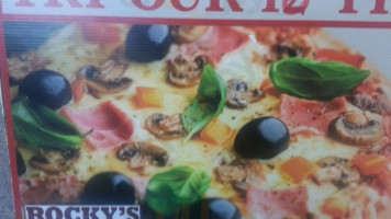 Rocky's. Pizzeria food