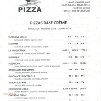 Aiguelongue La Pizza menu