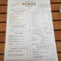 The Old Forge menu