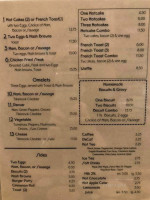 Elderberry Inn menu