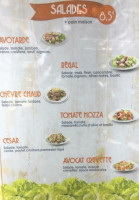 Au Bureau menu