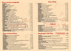 Vince Pizza menu