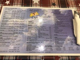 Holy Ground Cafe menu