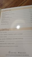 Ghiacci Cafe menu