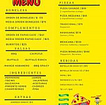 Wiggle Pizza menu