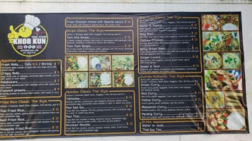 Khob Khun Thai Food menu