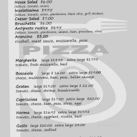 Gusto Italiano menu