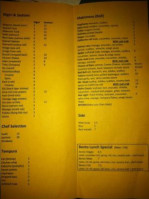 Samurai Blue Sushi Ramen menu