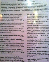 Himalaya menu