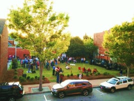 Bear Town Market Beer Garden outside