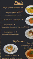 Bensha Food menu