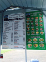 El Guerrero Azteca menu
