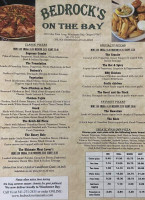 Bedrock's Chowder House Grill menu