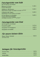 Da Pino menu