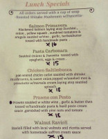 Dino's Italiano menu