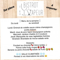 Le Bistrot De La Vapeur menu