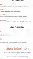 Le Relais Courcellois menu