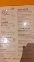 Mocotó Cachaçaria menu