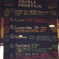 Double Mountain Brewery menu