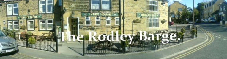 The Rodley Barge outside
