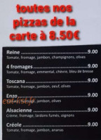 Chez Vani menu