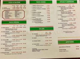 Cobblestone Pizza Co menu