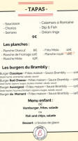 Le Brambily menu