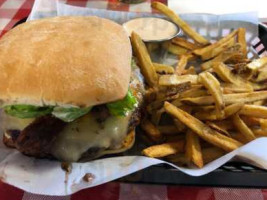 Smokehouse Burgers Fries Bbq food