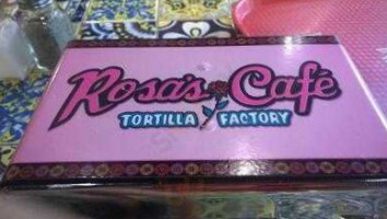 Rosa's Café Tortilla Factory food