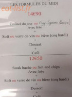 Café De La Place menu