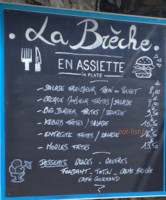 De La Brèche menu