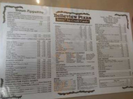Belleview Pizza Italian menu