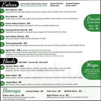 Garcia's Cocina menu