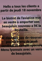 Le Bistrot De L'aviation food