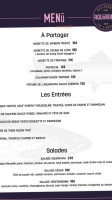 Restaurant L'Aquarama menu