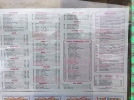 China Cafe menu