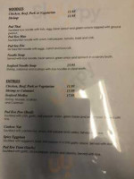 Lamai Ban Thai Kitchen menu