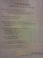 Whiskey River Bbq menu