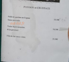 La Croustille menu