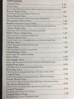 Dino's Wings Things menu