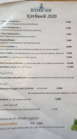 Gaststätte Rieser Hof menu